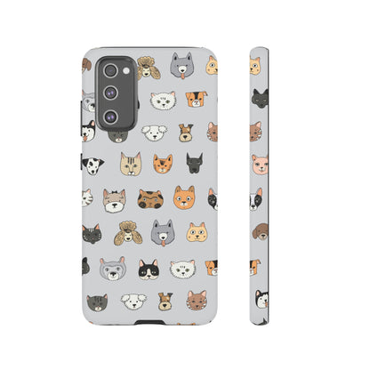 Cats n Dogs Pattern Android Case (Protective) Samsung Galaxy S20 FE Matte Phone Case