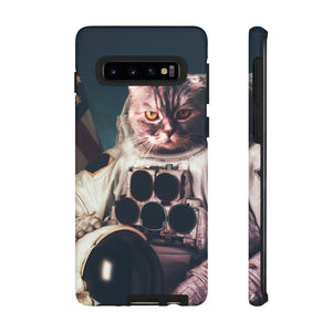 Cat Astronaut Android Case (Protective) Samsung Galaxy S10 Glossy Phone Case