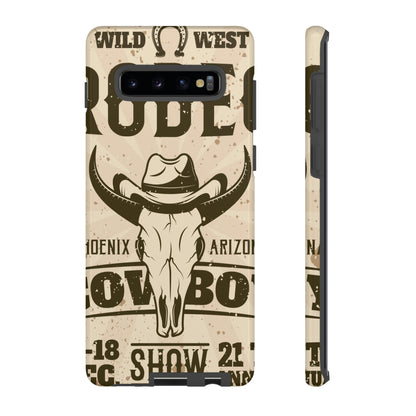 Rodeo Poster Android Case (Protective) Samsung Galaxy S10 Plus Glossy Phone Case