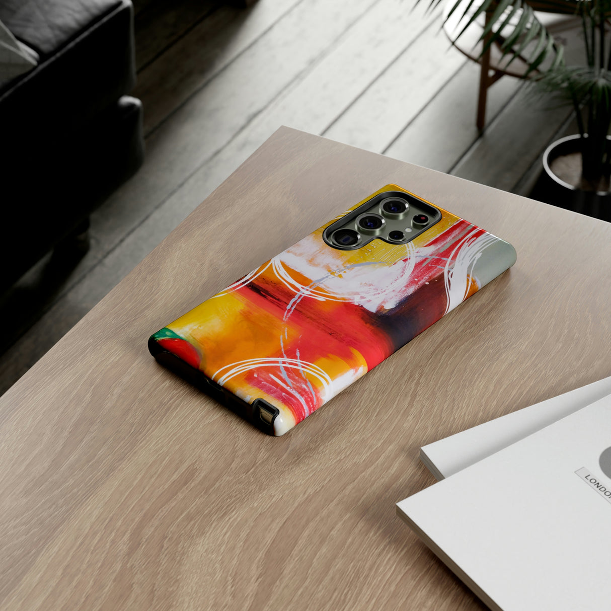 Abstract Yellow Android Case (Protective) Phone Case