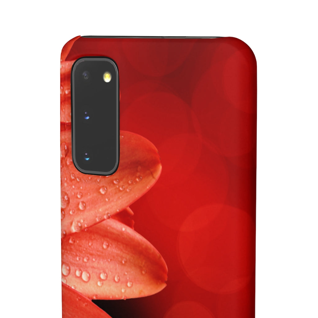 Red Spring Flower Samsung/iPhone (Slim) Samsung Galaxy S20 Matte Phone Case