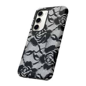 Black Rose Lace Gothic Flower Samsung Case (Protective) Phone Case