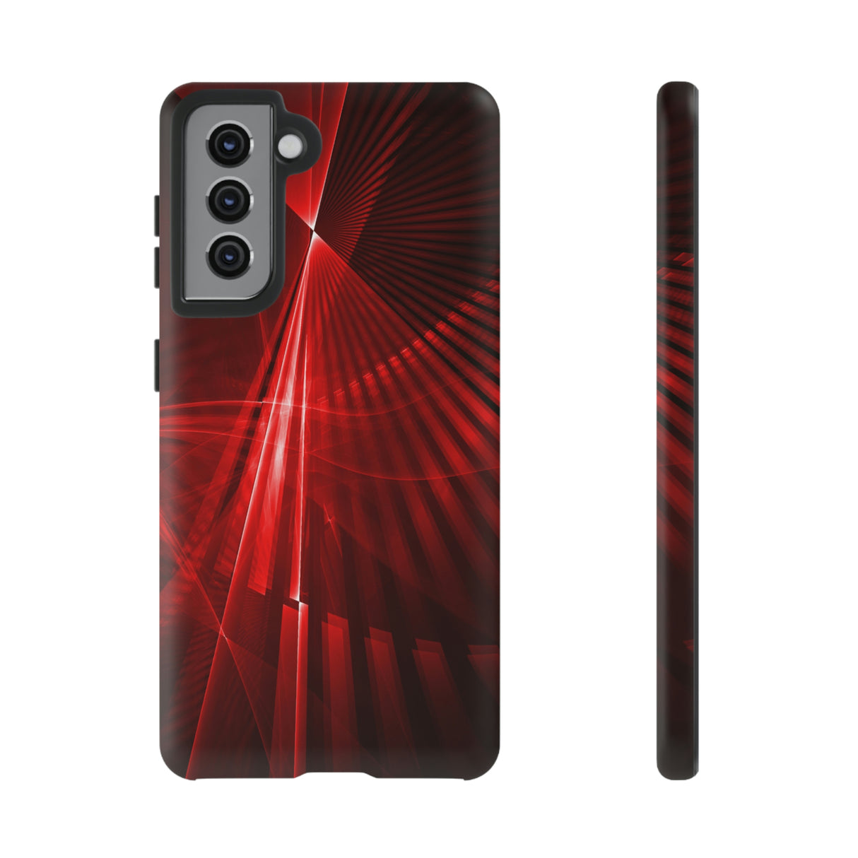 Red Disco Lights Android Case (Protective) Samsung Galaxy S21 Matte Phone Case