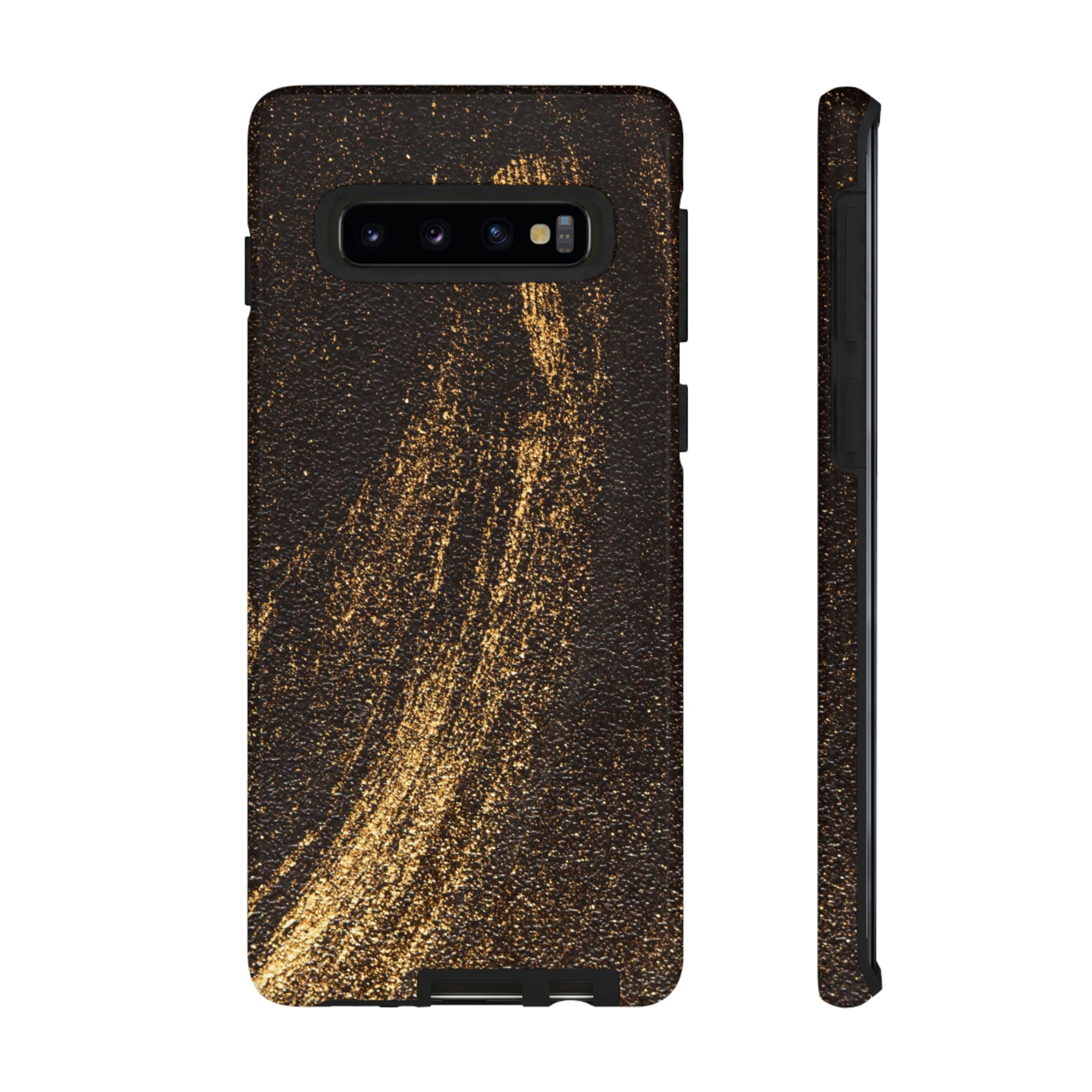 Golden Dust Android Case (Protective) Samsung Galaxy S10 Glossy Phone Case