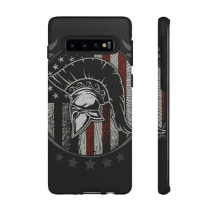 Sparta Helmet Emblem Android Case (Protective) Samsung Galaxy S10 Matte Phone Case