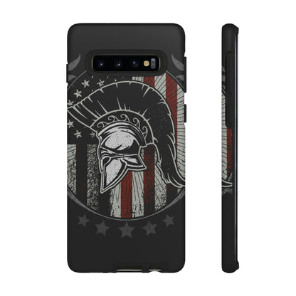 Sparta Helmet Emblem Android Case (Protective) Samsung Galaxy S10 Matte Phone Case