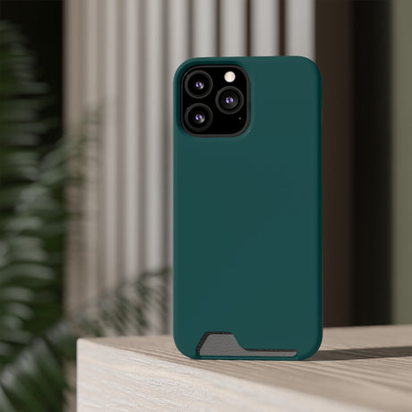 Deep Jungle Green iPhone Case (Card) Phone Case