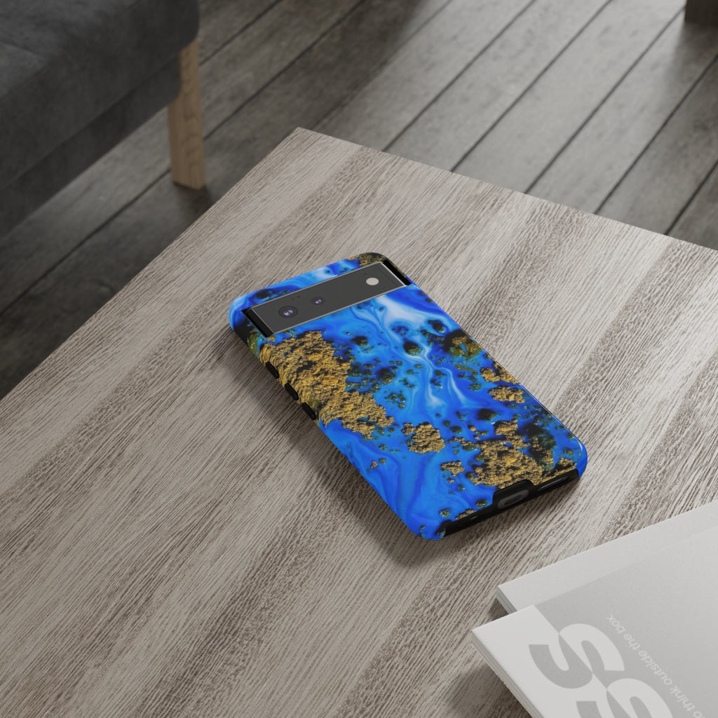 Blue River Ink Art Android Case (Protective) Phone Case