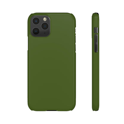 Dark Moss Green iPhone Case (Slim) iPhone 11 Pro Glossy Phone Case