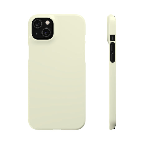 Beige iPhone Case (Slim) iPhone 14 Plus Glossy Phone Case