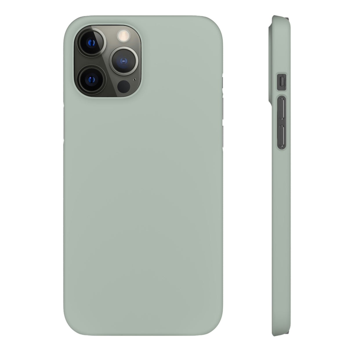 Ash Grey iPhone Case (Slim) iPhone 12 Pro Max Matte Phone Case