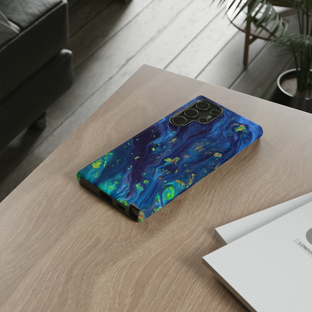 Green Opal Ink Art Android Case (Protective) Phone Case