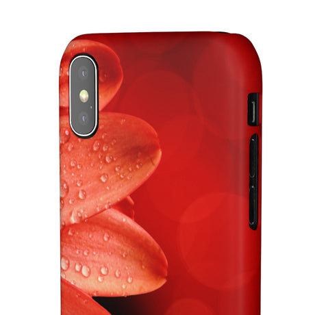 Red Spring Flower Samsung/iPhone (Slim) iPhone X Matte Phone Case