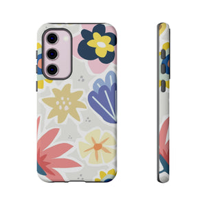 Blue Bouquet Happy Flower Samsung Case (Protective) Samsung Galaxy S23 Plus Matte Phone Case