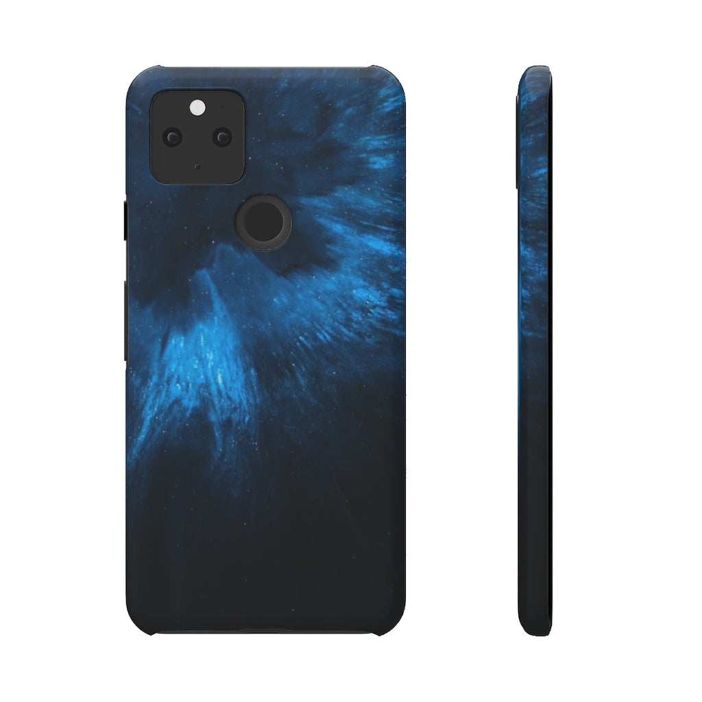 Deep Space Ink Art Android Case (Slim) Google Pixel 5 Glossy Phone Case