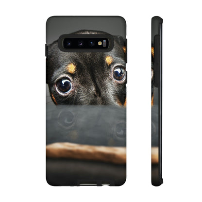 Dachshund Puppy Android Case (Protective) Samsung Galaxy S10 Matte Phone Case