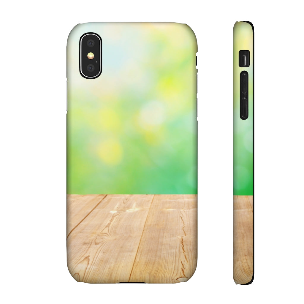 Summer Background With Wooden Pier Samsung/iPhone (Slim) Phone Case