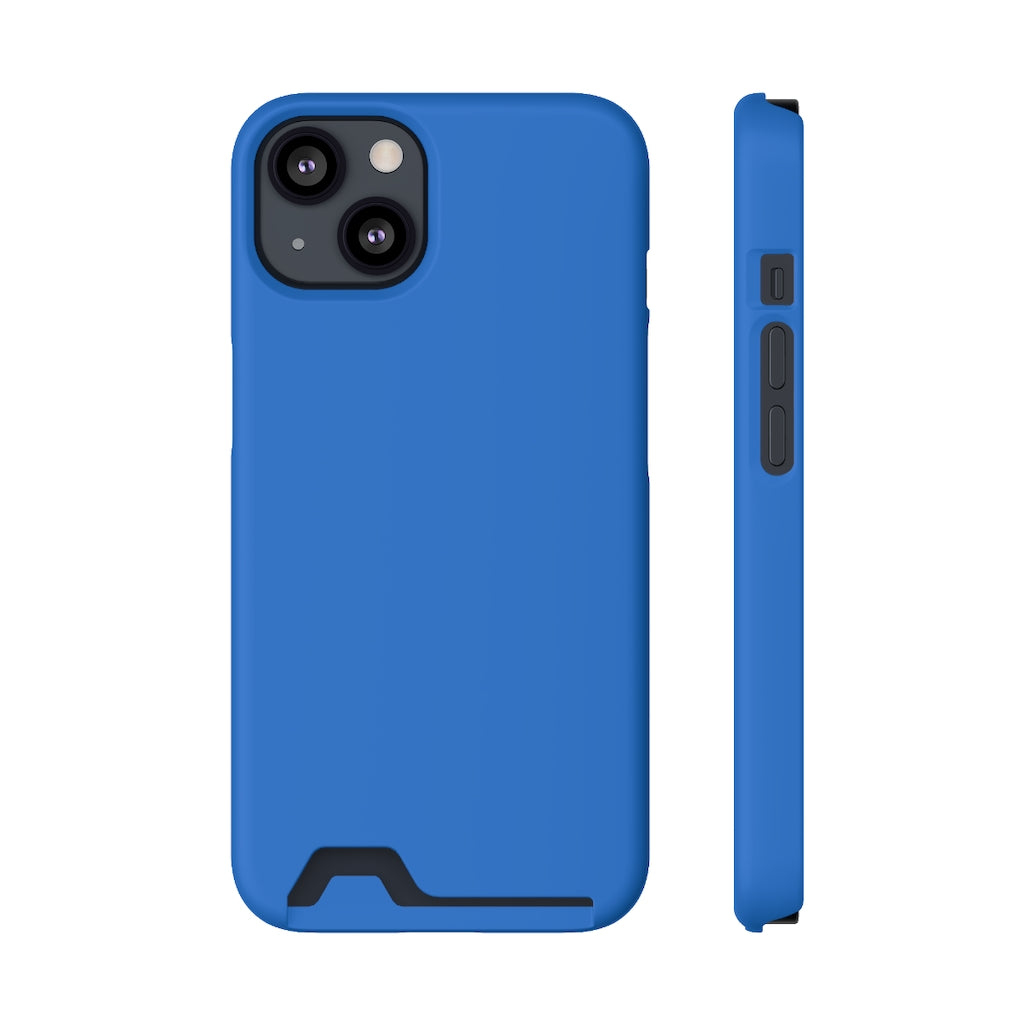 Bright Navy Blue iPhone Case (Card) iPhone 13 Matte With gift packaging Phone Case