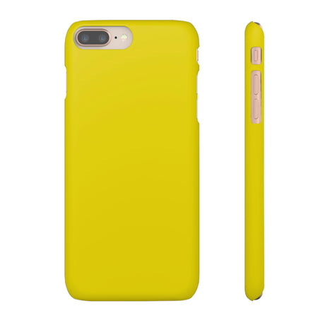 Citrine Yellow iPhone Case (Slim) iPhone 8 Plus Matte Phone Case