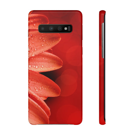 Red Spring Flower Samsung/iPhone (Slim) Phone Case