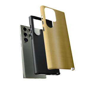 Gold Metal Android Case (Protective) Phone Case