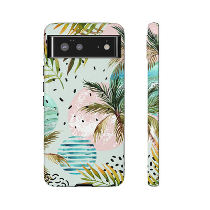 Summer Watercolor Android Case (Protective) Google Pixel 6 Glossy Phone Case