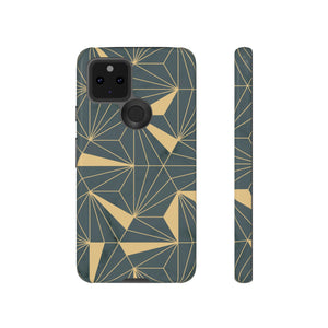 Gold Lines Android Case (Protective) Google Pixel 5 5G Glossy Phone Case