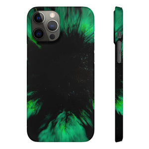 Northen Star Gaze Ink Art iPhone Case (Slim) iPhone 12 Pro Max Matte Phone Case