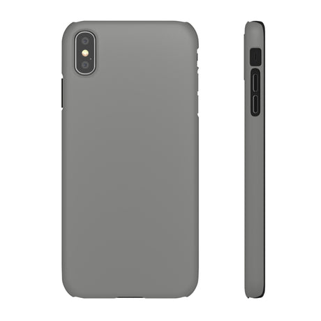 Battleship Gray iPhone Case (Slim) iPhone XS MAX Matte Phone Case