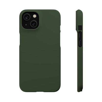 Kombu Green iPhone Case (Slim) iPhone 14 Matte Phone Case