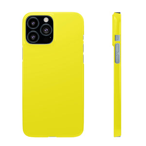 Cadmium Yellow iPhone Case (Slim) iPhone 13 Pro Max Glossy Phone Case