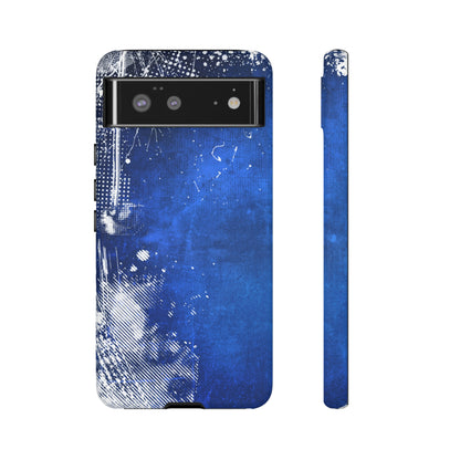 Grunge Blue Android Case (Protective) Google Pixel 6 Matte Phone Case