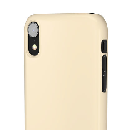 Blanched Almond iPhone Case (Slim) Phone Case