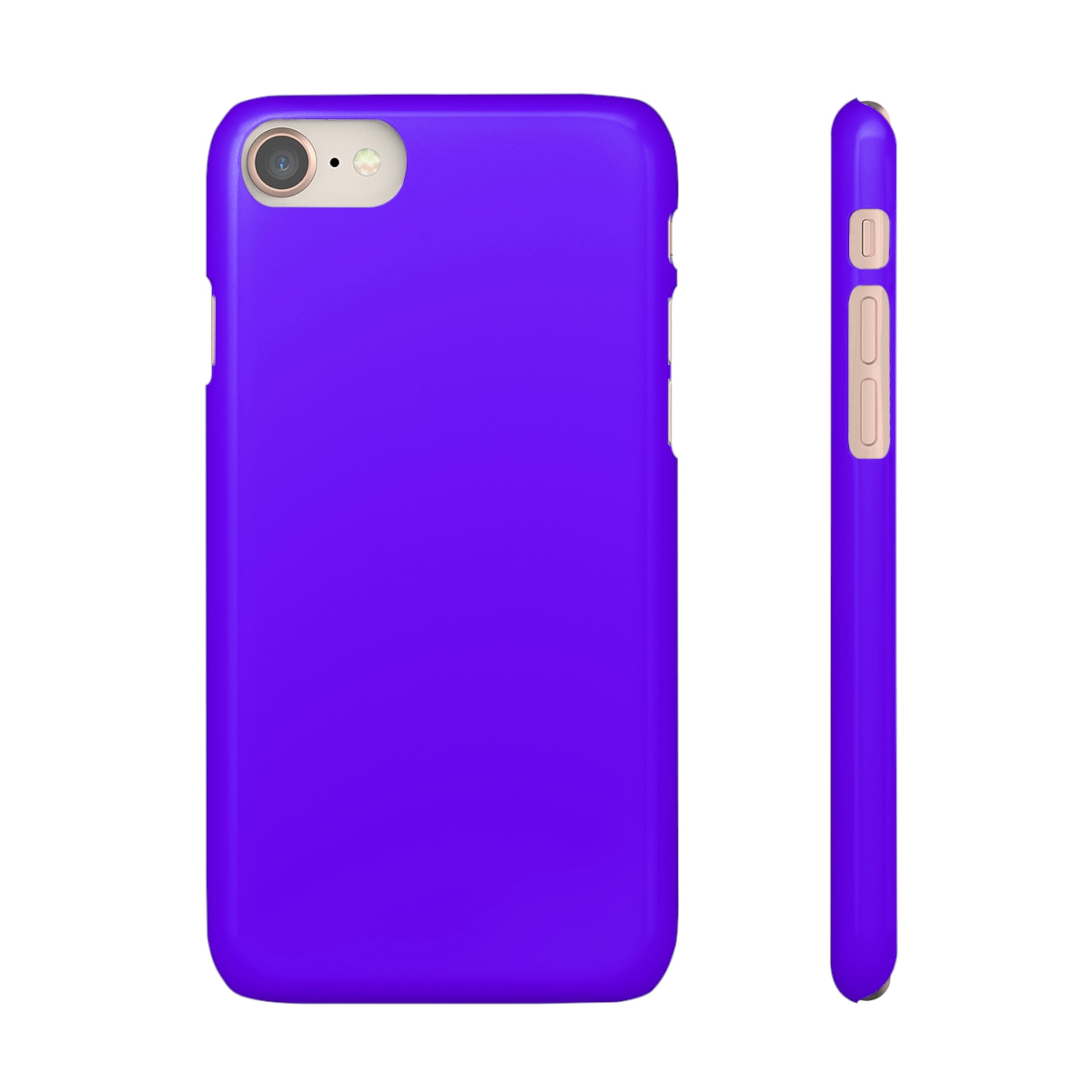 Electric Indigo iPhone Case (Slim) iPhone 8 Glossy Phone Case