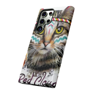 Red Cloud Cat Android Case (Protective) Phone Case