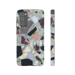 Terrazzo in Green Android Case (Protective) Samsung Galaxy S20 FE Glossy Phone Case