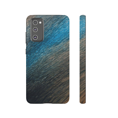 Grey Fabric Ink Art Android Case (Protective) Samsung S20 FE Glossy Phone Case