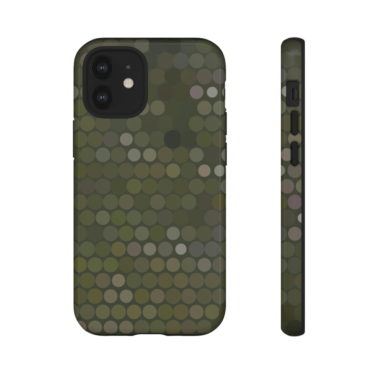 Military Dot Camo Phone case iPhone 12 Mini Glossy Phone Case