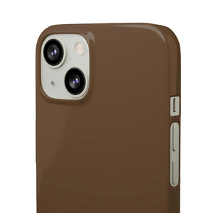 Dark Brown iPhone Case (Slim) Phone Case