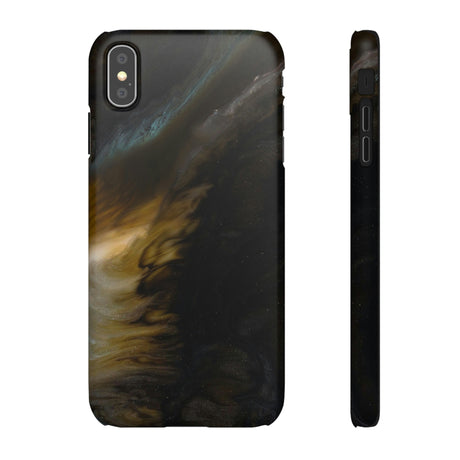 Midnight Shaddow Ink Art iPhone Case (Slim) iPhone XS MAX Matte Phone Case