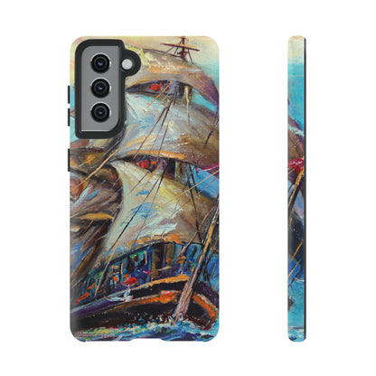 Sailboat Painting Android Case (Protective) Samsung Galaxy S21 Matte Phone Case