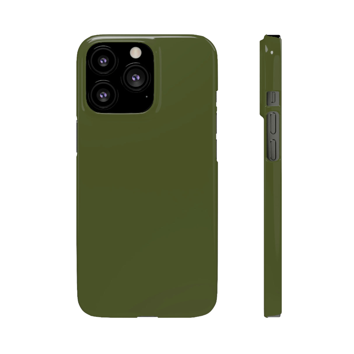 Army Green iPhone Case (Slim) iPhone 13 Pro Glossy Phone Case