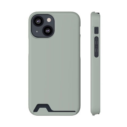 Ash Grey iPhone Case (Card) iPhone 13 Mini Matte With gift packaging Phone Case