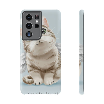 Cute Angel Cat Android Case (Protective) Samsung Galaxy S21 Ultra Glossy Phone Case