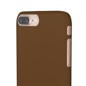 Dark Brown iPhone Case (Slim) Phone Case