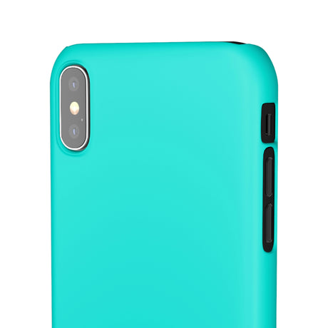 Bright Turquoise iPhone Case (Slim) Phone Case