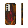 Bon Fire Ink Art Android Case (Protective) Samsung Galaxy S23 Glossy Phone Case