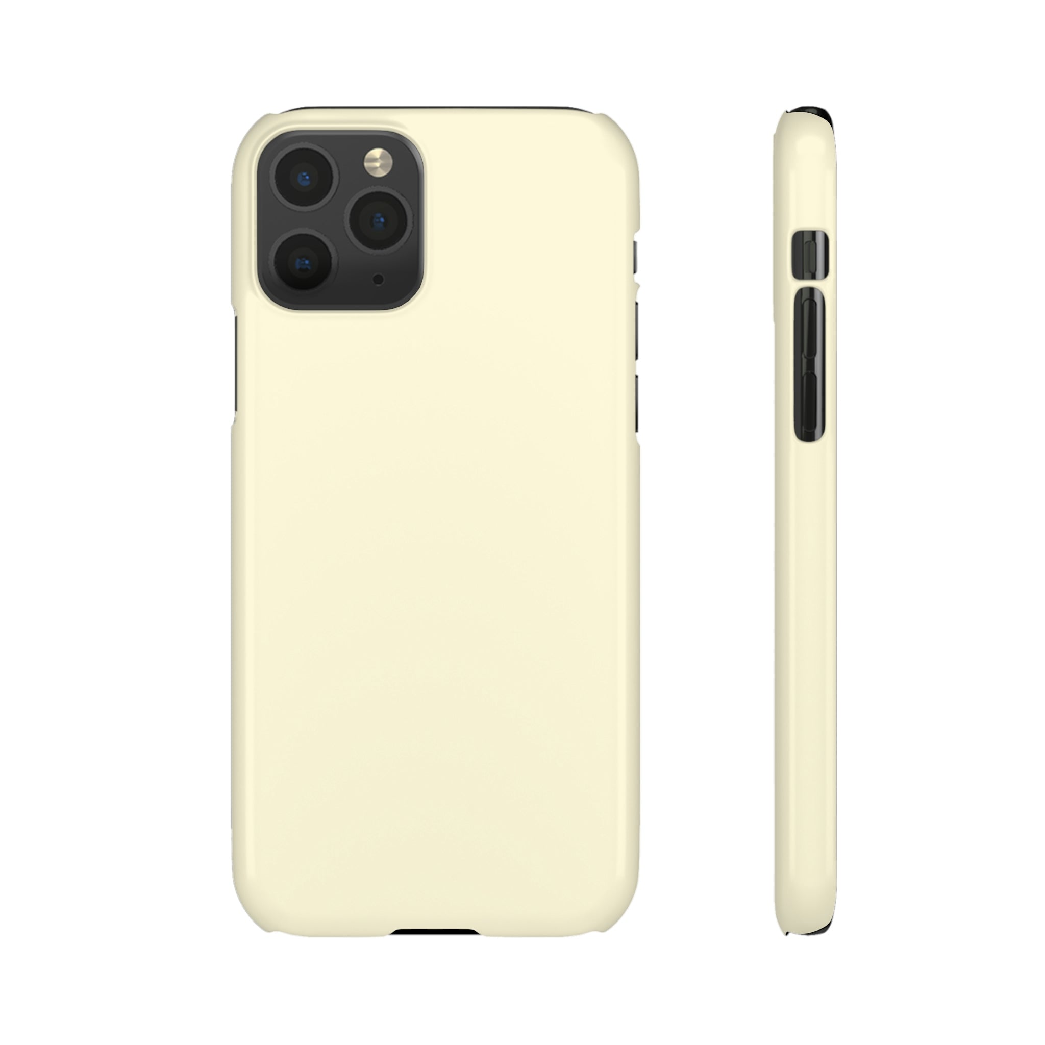 Cornsilk White iPhone Case (Slim) iPhone 11 Pro Glossy Phone Case