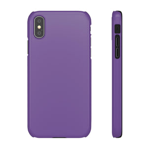 Dark Lavender iPhone Case (Slim) iPhone XS Glossy Phone Case