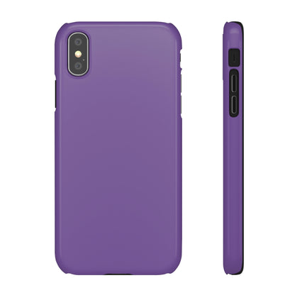 Dark Lavender iPhone Case (Slim) iPhone XS Glossy Phone Case